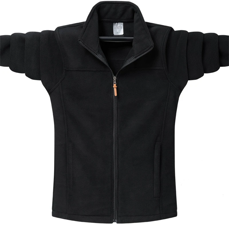 Plus Size 9XL Tactical Hoodies Sweateshirts Men Velvet Zipper Warm 7XL 8XL Casual Slim Fit Jacket Sportswear Soft Fleece Coats