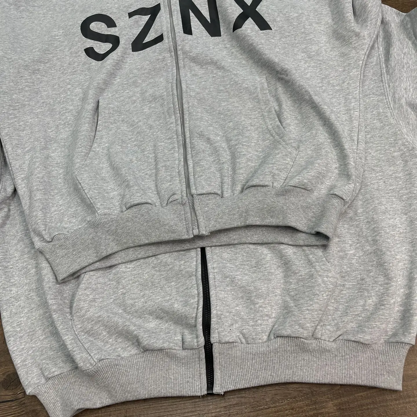 Yao Fashion Kanye West SZNX Hooded Coat Streetwear Vintage Oversize Loose Casual Luxury Sport Hoodies Jacket For Men Unisex