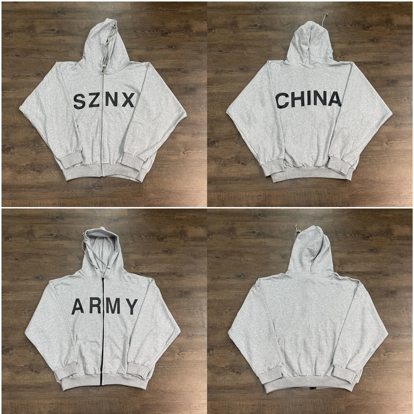 Yao Fashion Kanye West SZNX Hooded Coat Streetwear Vintage Oversize Loose Casual Luxury Sport Hoodies Jacket For Men Unisex