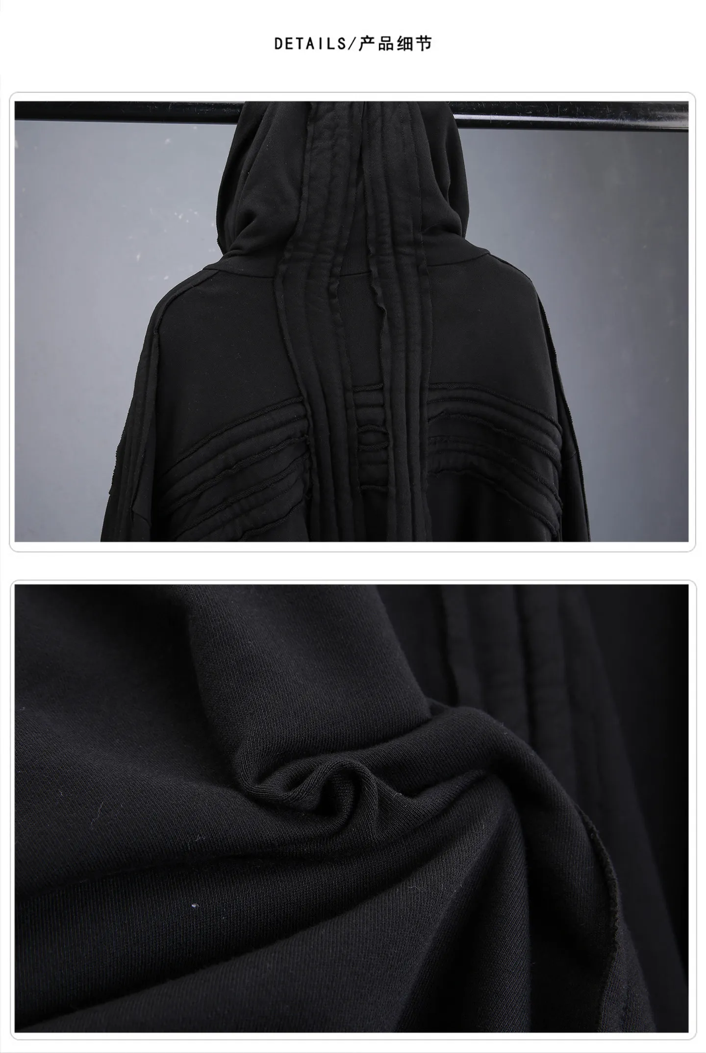 Distressed Washed Gothic Punk Hoodies Man Wasteland Style Vintage Zip Up Hoodie Y2K Techwear Sweatshirt