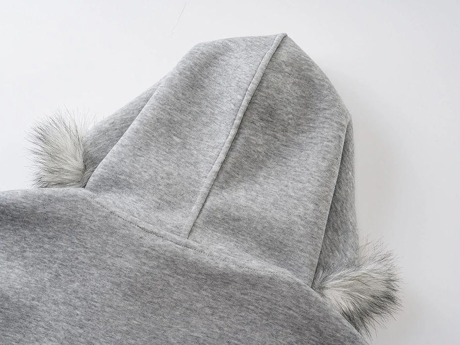 Fur Collar Hoodies Men Streetwear Harajuku Hip Hop Oversized Hoodies Jackets Casual Loose Solid Hoodie Sweatshirts