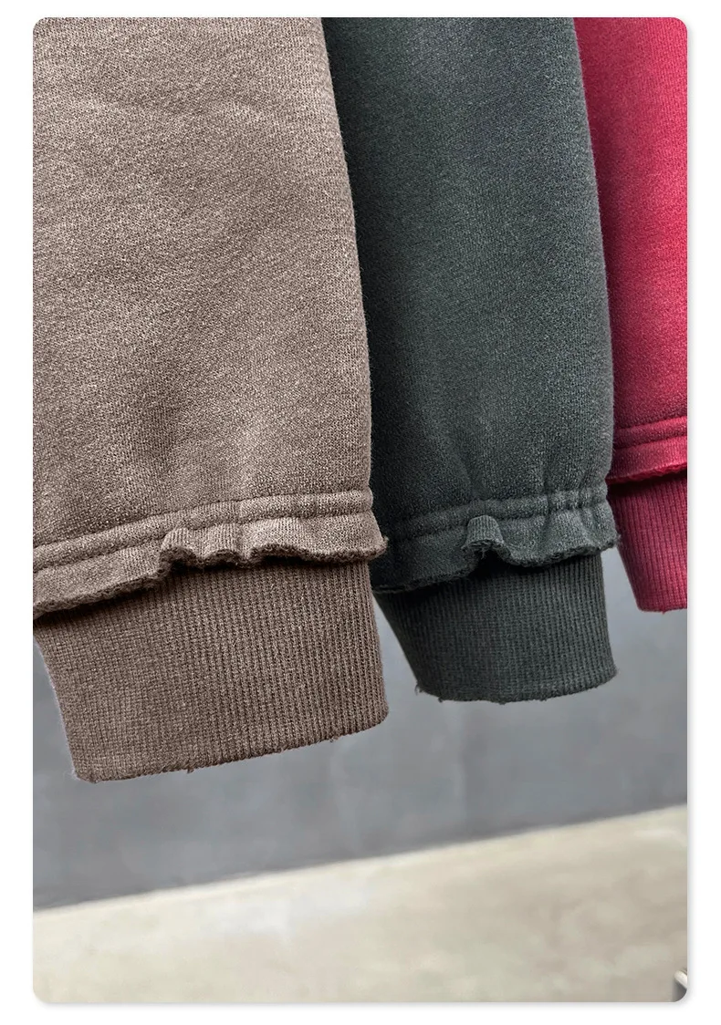 IEFB Men's Clothing High Street Hooded Sweatshirt Men 2026 Autumn American Style Trendy Loose Zipper Hoodeies Cardigan 9X1435