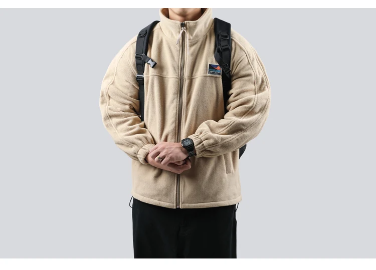 2022 Spring Autum Japanese Streetwear Stand Up Collar Sweatshirt Men Clothing Harajuku Casual Cardigan Hip Hop Couple Coat