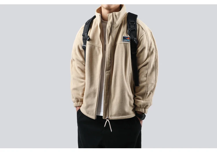 2022 Spring Autum Japanese Streetwear Stand Up Collar Sweatshirt Men Clothing Harajuku Casual Cardigan Hip Hop Couple Coat