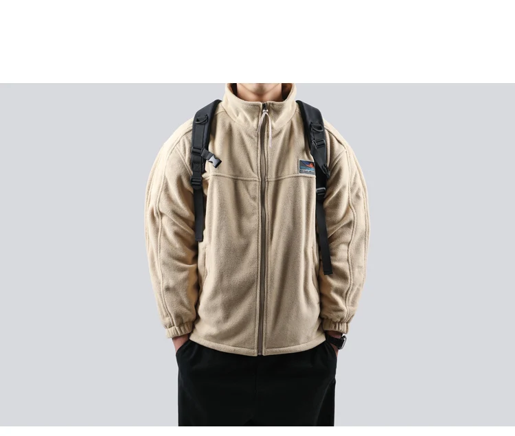 2022 Spring Autum Japanese Streetwear Stand Up Collar Sweatshirt Men Clothing Harajuku Casual Cardigan Hip Hop Couple Coat