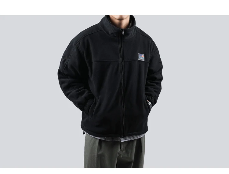 2022 Spring Autum Japanese Streetwear Stand Up Collar Sweatshirt Men Clothing Harajuku Casual Cardigan Hip Hop Couple Coat