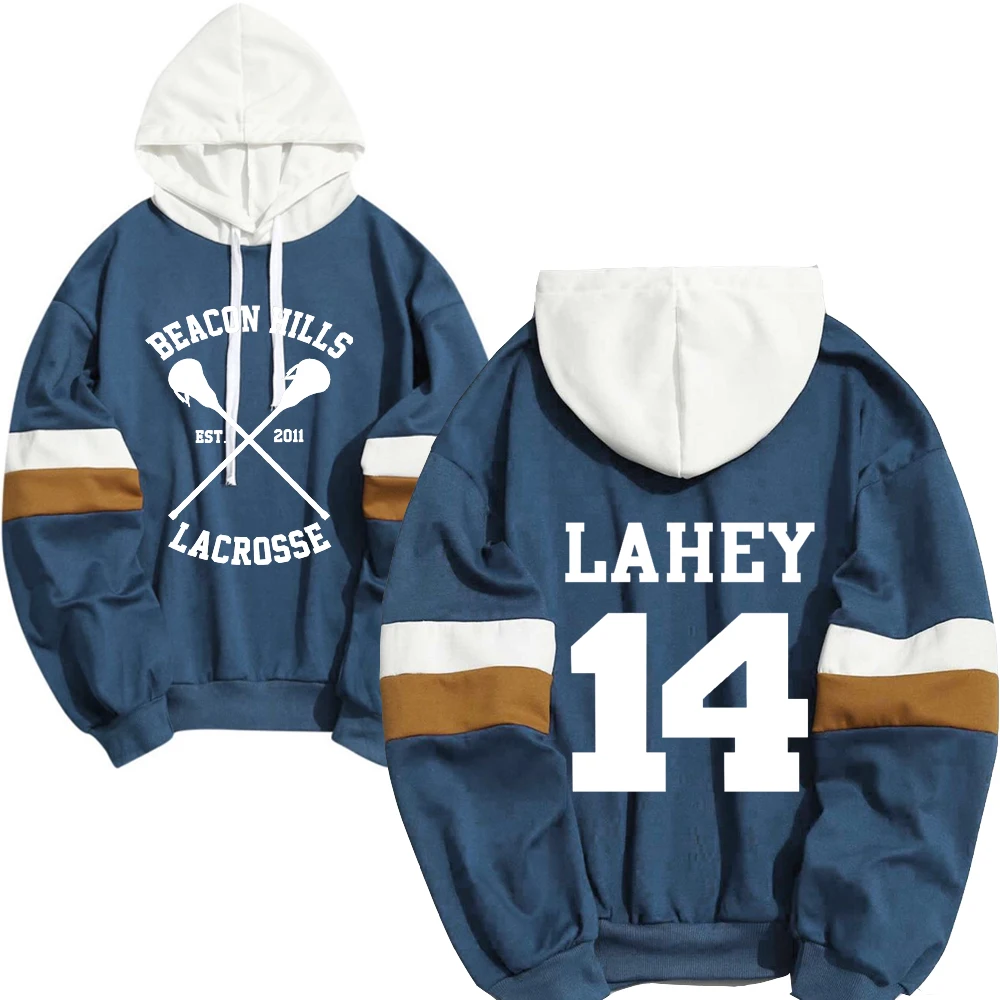Hoodie Men Women STILINSKI 24 Lahey Mccall New Fashion Sweatshirt Hoodies Color Matching Hip Hop One Piece Streetwear Teen Wolf