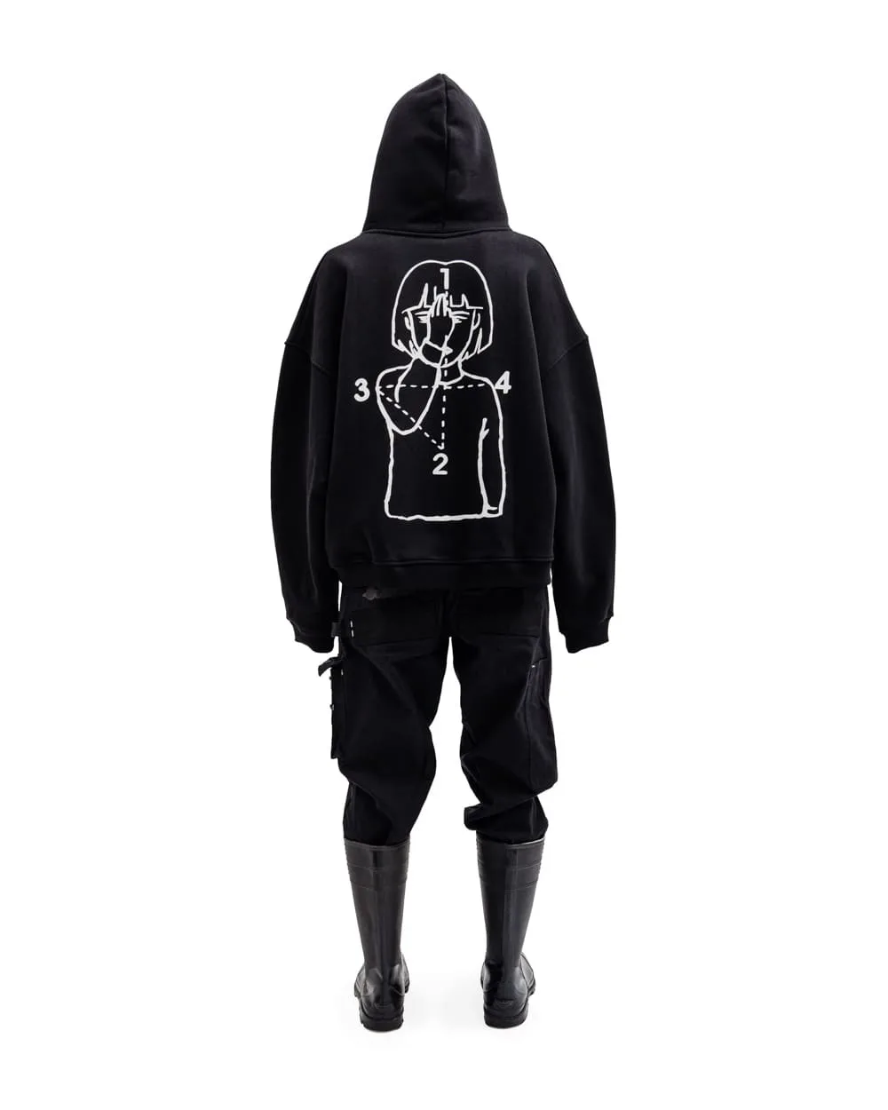 Hip Hop Men Women Zip Up Hoodie Pray Graphic Print Zipper Hooded Oversized Sweatshirt Streetwear Jacket Y2K Coat Clothing Gothic
