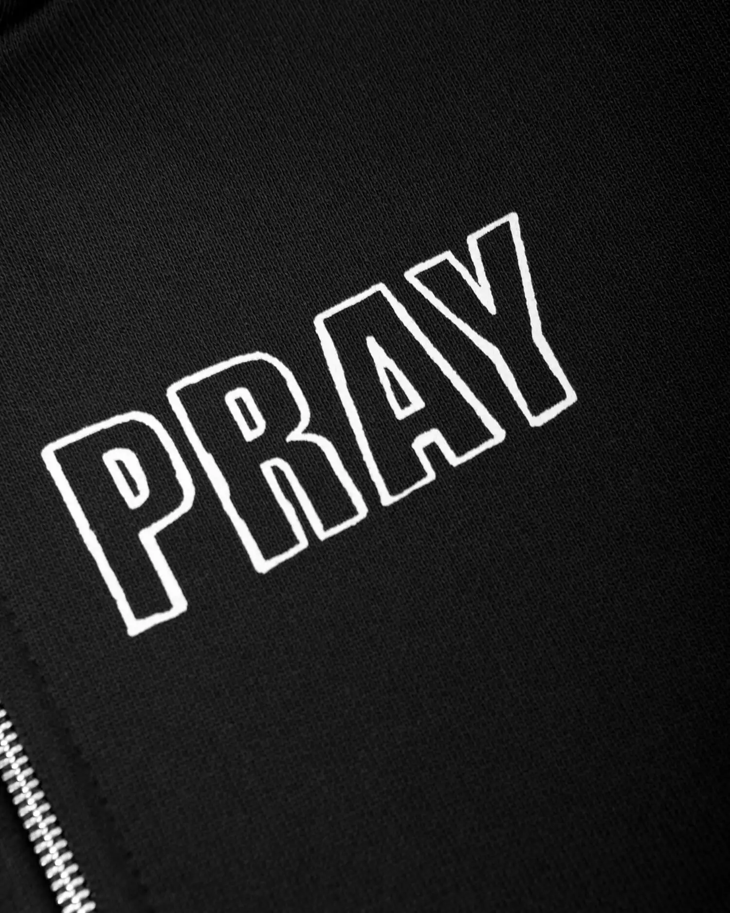 Hip Hop Men Women Zip Up Hoodie Pray Graphic Print Zipper Hooded Oversized Sweatshirt Streetwear Jacket Y2K Coat Clothing Gothic