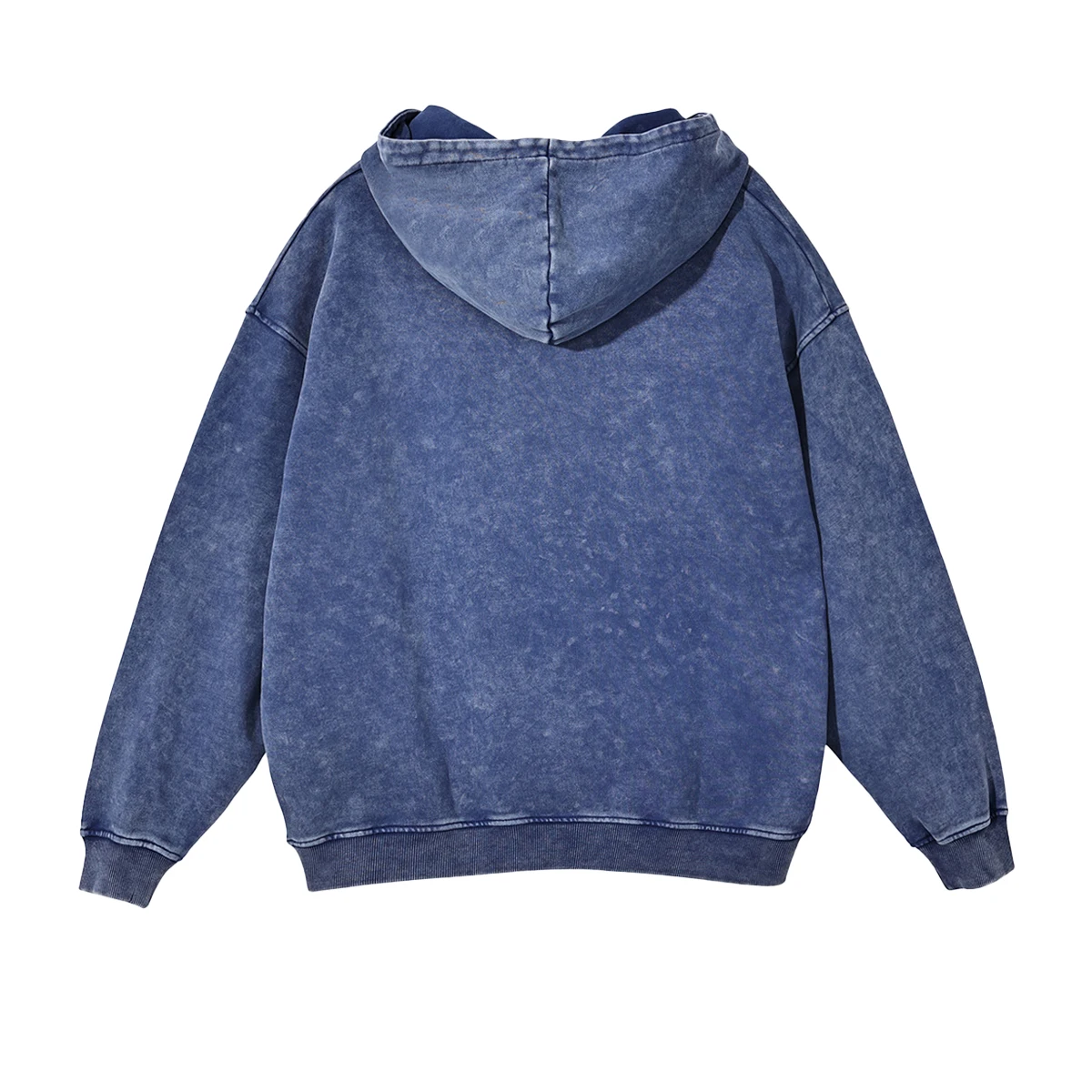 Heavyweight High Street Washed 520G Hooded Sweatshirt Vintage Dark Loose Oversized Unisex Hoodie