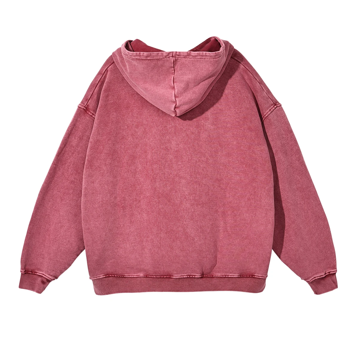 Heavyweight High Street Washed 520G Hooded Sweatshirt Vintage Dark Loose Oversized Unisex Hoodie