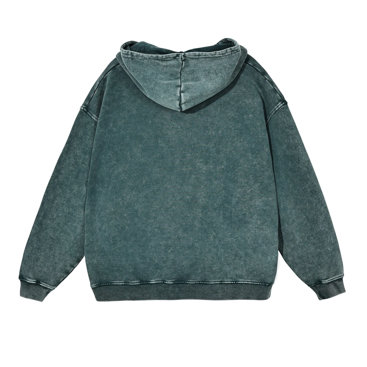 Heavyweight High Street Washed 520G Hooded Sweatshirt Vintage Dark Loose Oversized Unisex Hoodie