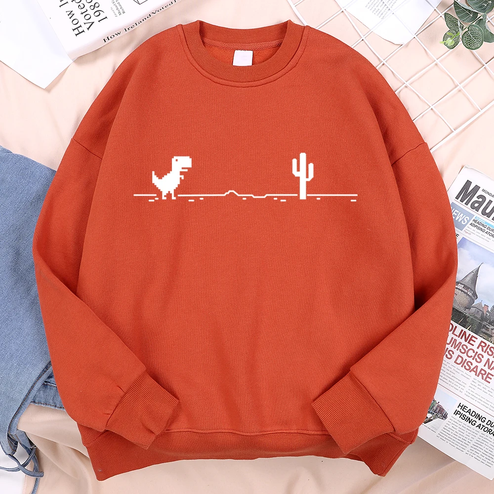 Network Malfunction Little Dinosaur Sweatshirts Men Women Casual Hoody Hip Hop Comfortable Streetwear Loose Warm Clothes Hoodies