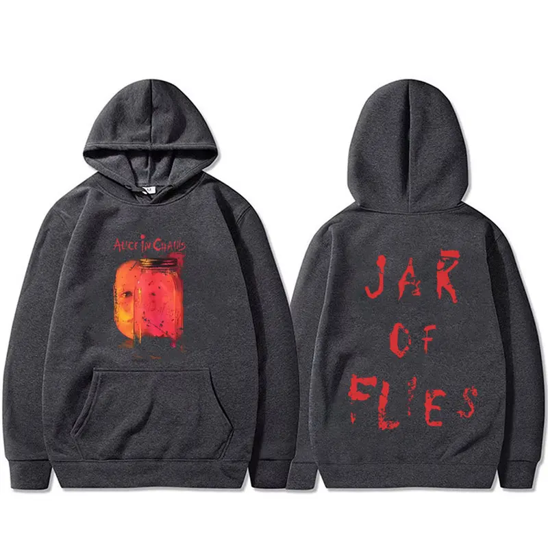 Rock Band Alice in Chains Jar of Flies Album Graphic Hoodie Men Gothic Punk Pop Music Hooded Sweatshirt Male Fashion Pullover