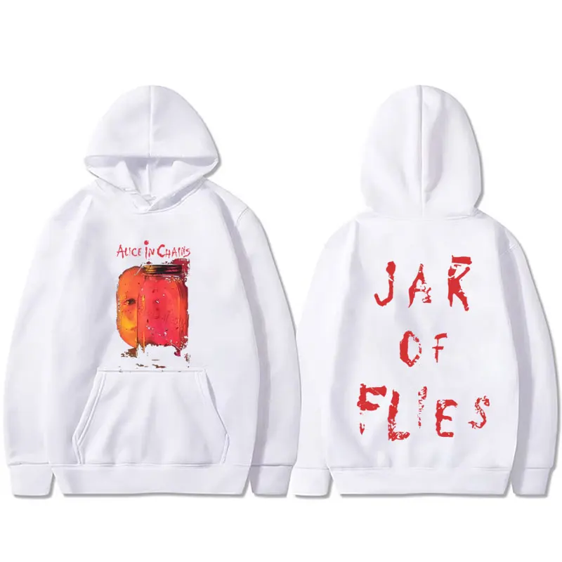 Rock Band Alice in Chains Jar of Flies Album Graphic Hoodie Men Gothic Punk Pop Music Hooded Sweatshirt Male Fashion Pullover