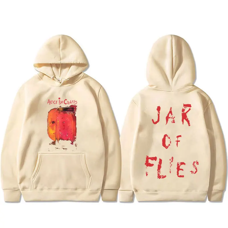 Rock Band Alice in Chains Jar of Flies Album Graphic Hoodie Men Gothic Punk Pop Music Hooded Sweatshirt Male Fashion Pullover