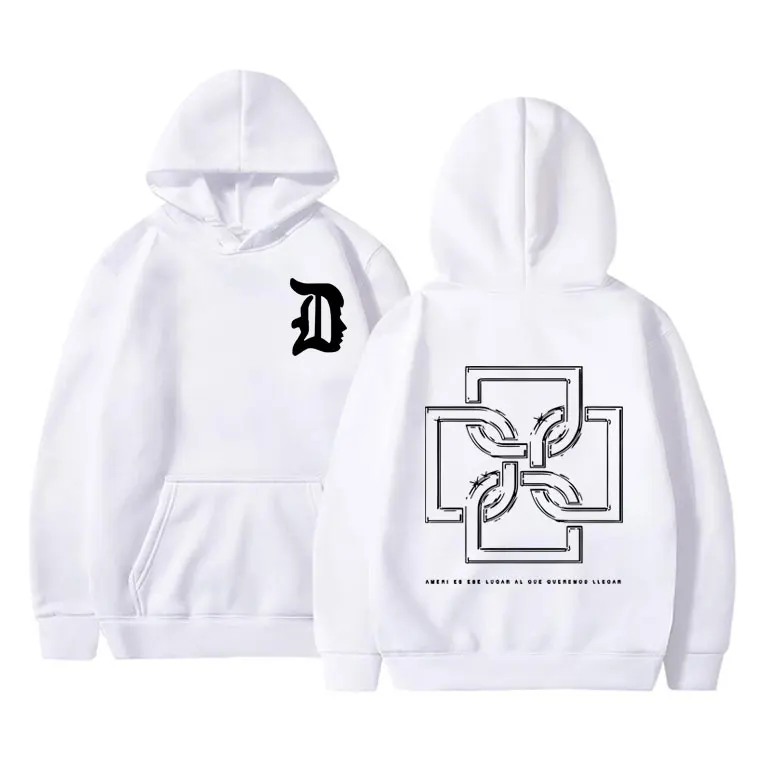 Rapper Duki Merch Hoodie Unisex Casual Fleece Cotton Pullover Male Trend Hoodies Men Women Fashion Hip Hop Oversized Streetwear