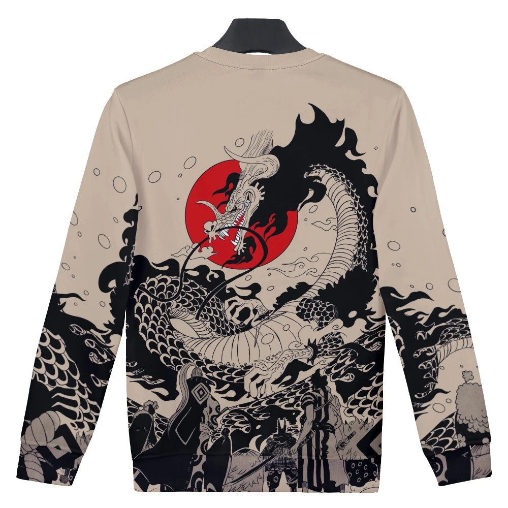Anime Dragon Cosplay Hoodies Hip Hop 3D Print Men Women Sweatshirt Long Sleeve Pullovers Harajuku Streetwear Coat