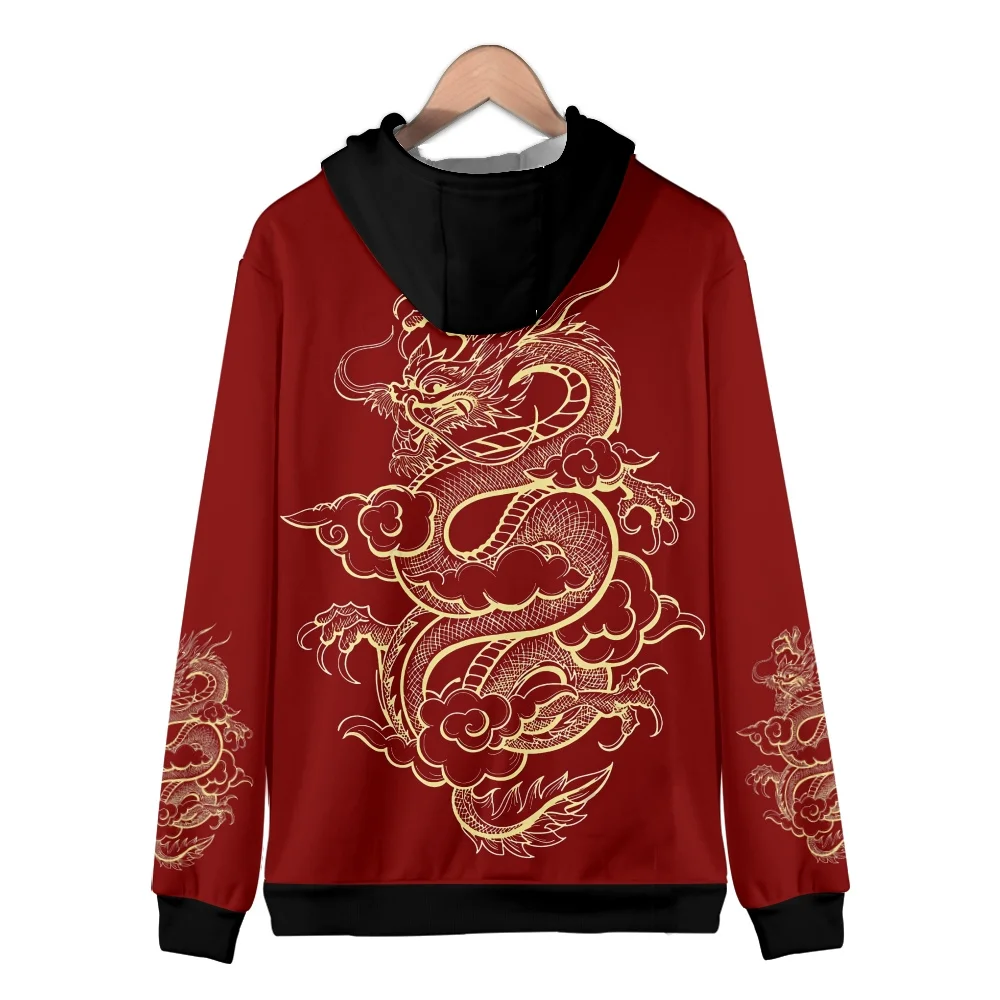 Anime Dragon Cosplay Hoodies Hip Hop 3D Print Men Women Sweatshirt Long Sleeve Pullovers Harajuku Streetwear Coat