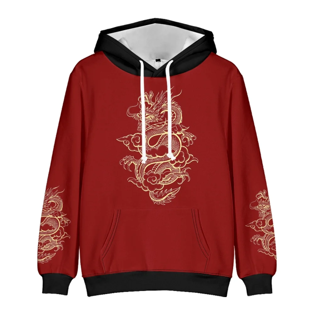 Anime Dragon Cosplay Hoodies Hip Hop 3D Print Men Women Sweatshirt Long Sleeve Pullovers Harajuku Streetwear Coat