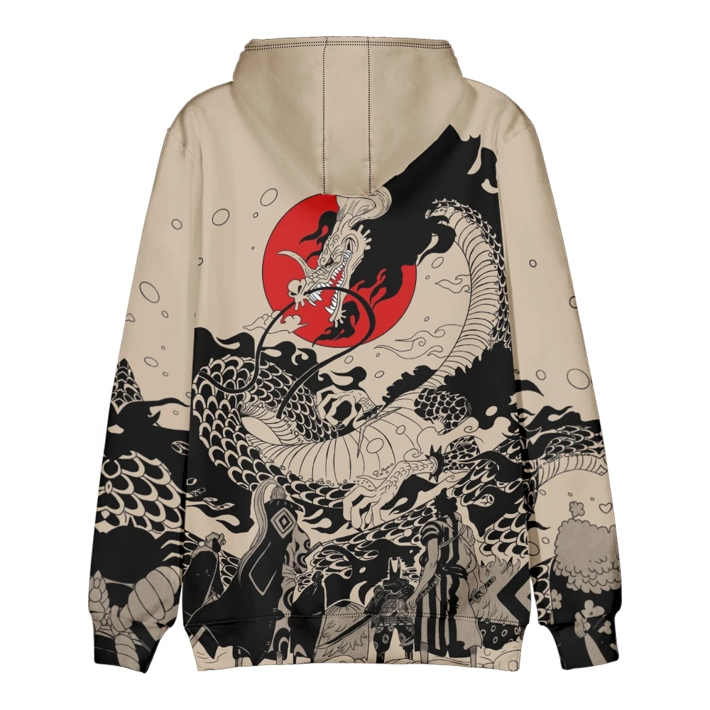 Anime Dragon Cosplay Hoodies Hip Hop 3D Print Men Women Sweatshirt Long Sleeve Pullovers Harajuku Streetwear Coat
