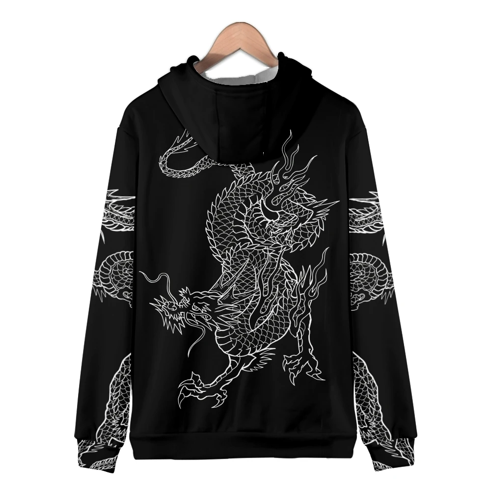 Anime Dragon Cosplay Hoodies Hip Hop 3D Print Men Women Sweatshirt Long Sleeve Pullovers Harajuku Streetwear Coat