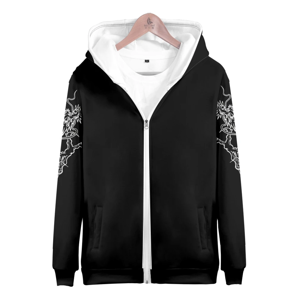 Anime Dragon Cosplay Hoodies Hip Hop 3D Print Men Women Sweatshirt Long Sleeve Pullovers Harajuku Streetwear Coat