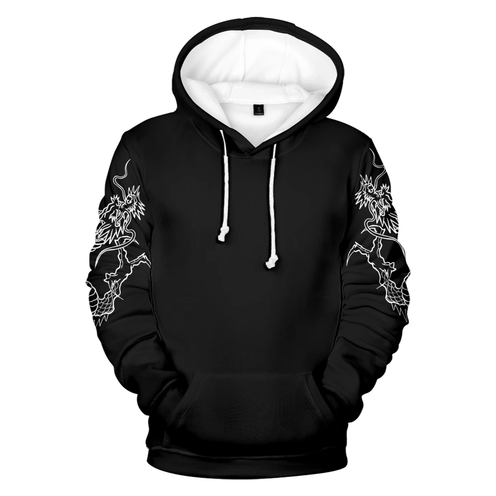 Anime Dragon Cosplay Hoodies Hip Hop 3D Print Men Women Sweatshirt Long Sleeve Pullovers Harajuku Streetwear Coat
