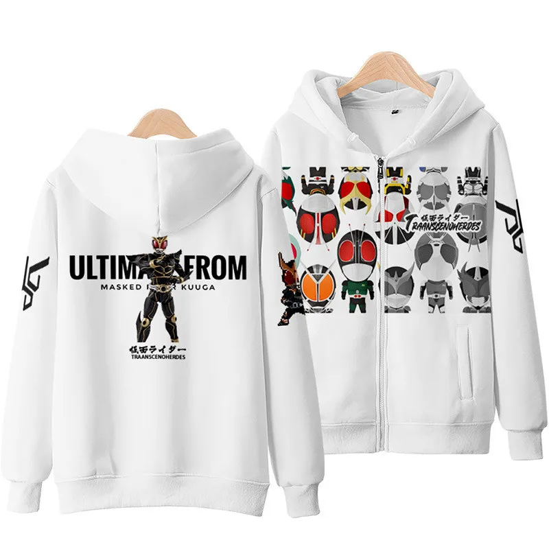 Masked Rider REVICE 3D Digital Printing Men/Women Autumn Japanese Anime Hoodies Sweatshirt Harajuku Cosplay Zip Up Jacket Coat