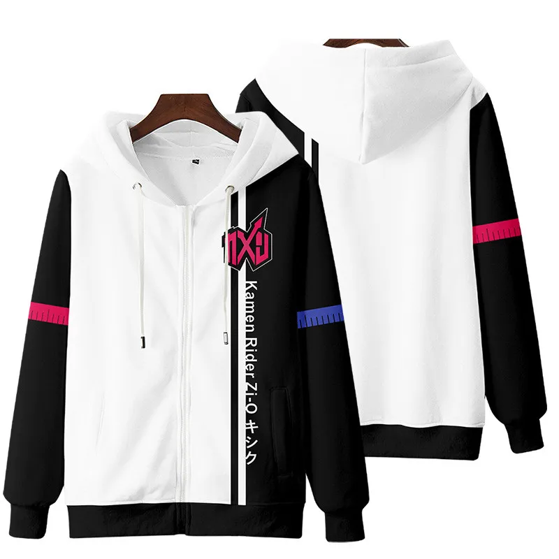 Masked Rider REVICE 3D Digital Printing Men/Women Autumn Japanese Anime Hoodies Sweatshirt Harajuku Cosplay Zip Up Jacket Coat