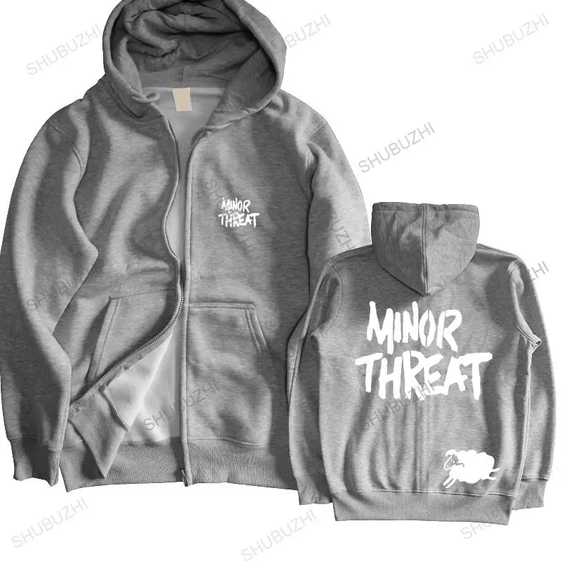 Men streetwear sweatshirt hooded Minor Threat hoody Out of Step Hardcore Punk | Straight Edge | Dischord
