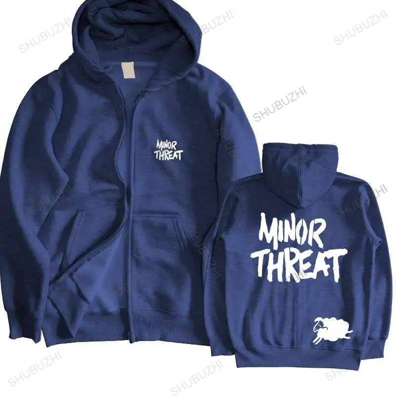 Men streetwear sweatshirt hooded Minor Threat hoody Out of Step Hardcore Punk | Straight Edge | Dischord