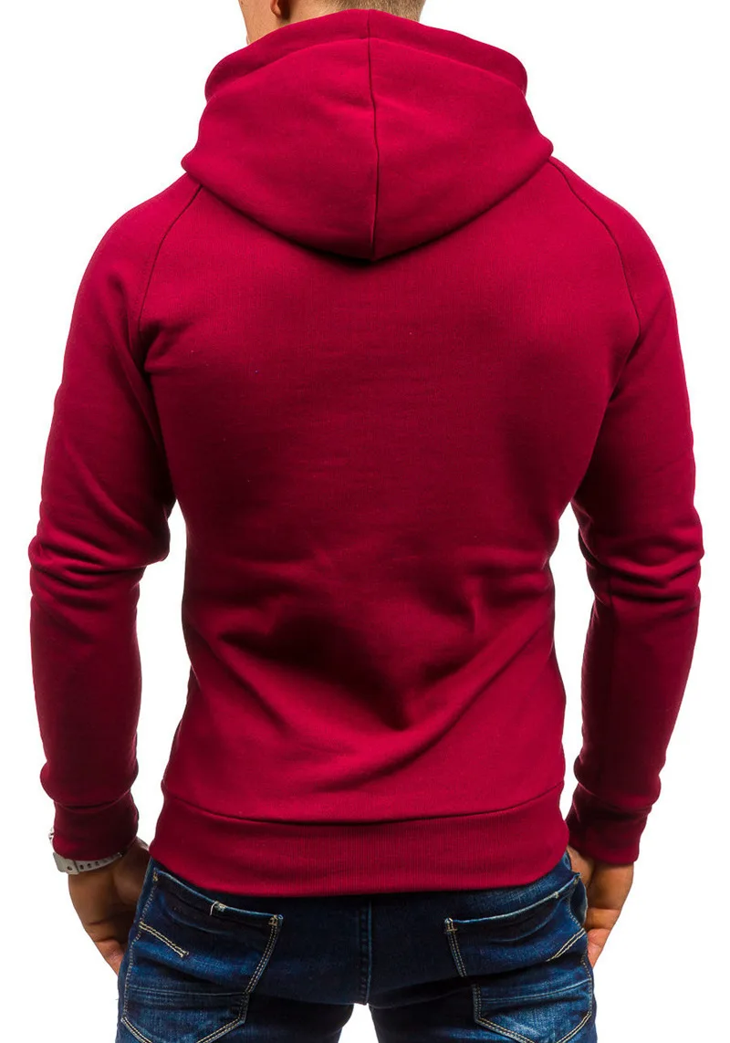 Fashion Tops Outdoor Casual Men's Hoodies Fitness Sportswear Casual Men's Clothing