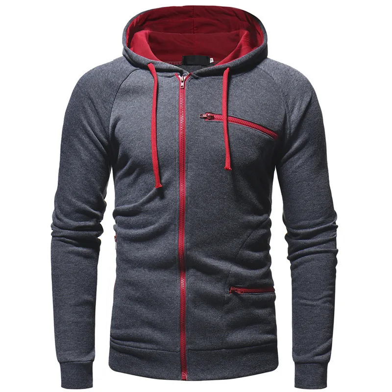 Fashion Tops Outdoor Casual Men's Hoodies Fitness Sportswear Casual Men's Clothing