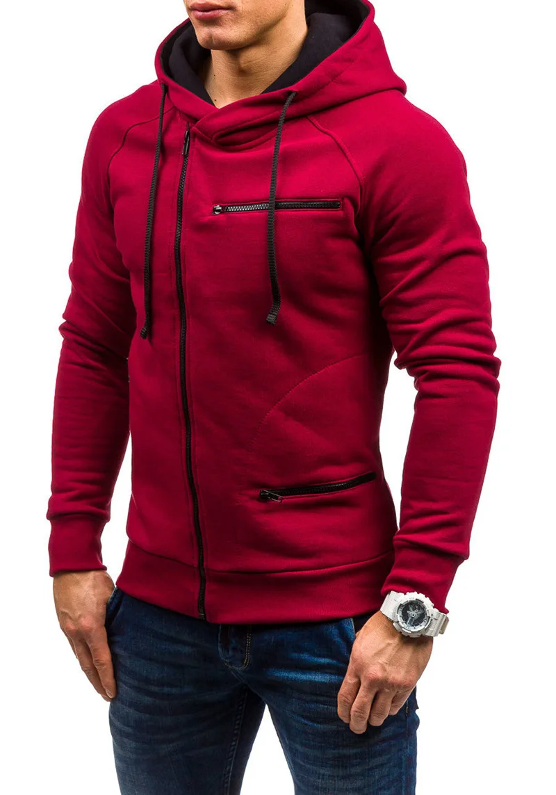 Fashion Tops Outdoor Casual Men's Hoodies Fitness Sportswear Casual Men's Clothing