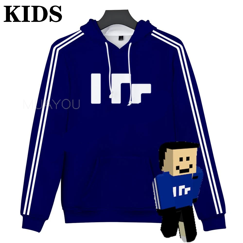 Quackity Cosplay Merch Dream-Smp 3D Printed Blue Fashion Long Sleeve Hoodie Kids Sweatshirts Men Women Casual Hoodie Plus Size