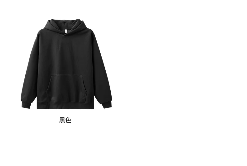DUKEEN 450G Heavyweight Men's Hoodies 2025 Spring and Autumn Basic Solid Color Sport Hooded Jacket High Quality Men's Clothing