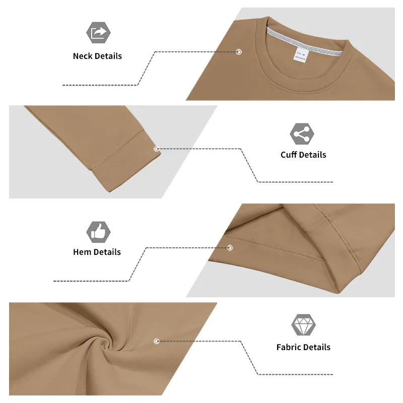 Men's Autumn And Winter Fleece Crew Neck Sweater Feather Print Long Sleeve Top Men's