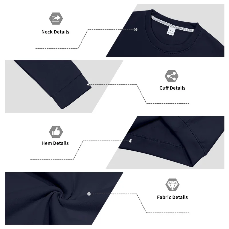Men's Autumn And Winter Fleece Crew Neck Sweater Feather Print Long Sleeve Top Men's