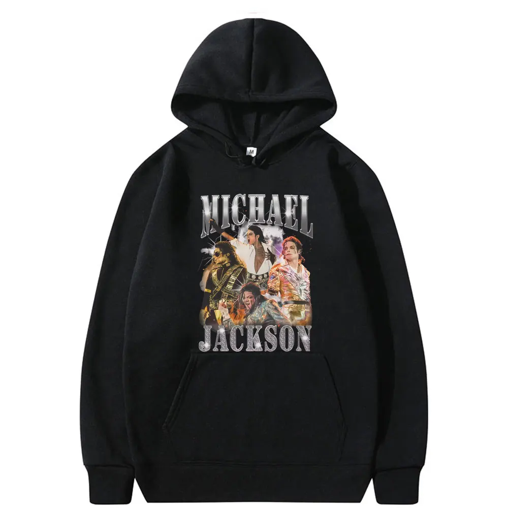 Classic Vintage Michael Jackson Graphic Hoodie Men Women Clothing Fashion Gothic Rock Streetwear Men's Punk Oversized Hoodies