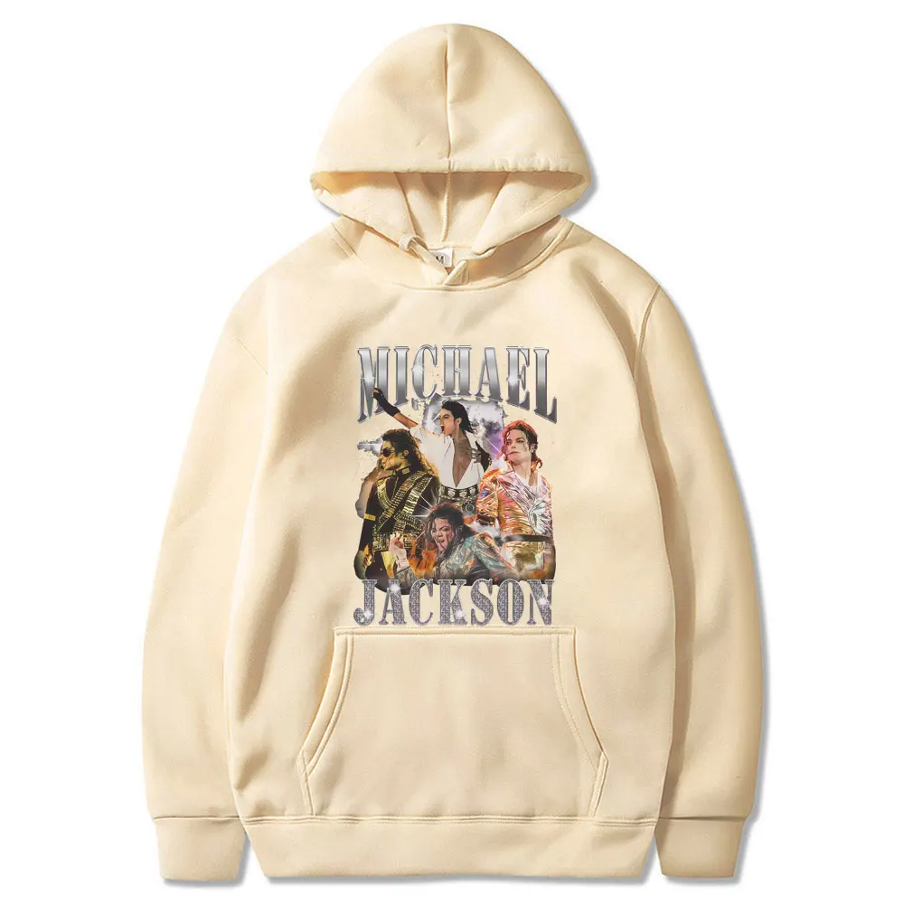 Classic Vintage Michael Jackson Graphic Hoodie Men Women Clothing Fashion Gothic Rock Streetwear Men's Punk Oversized Hoodies