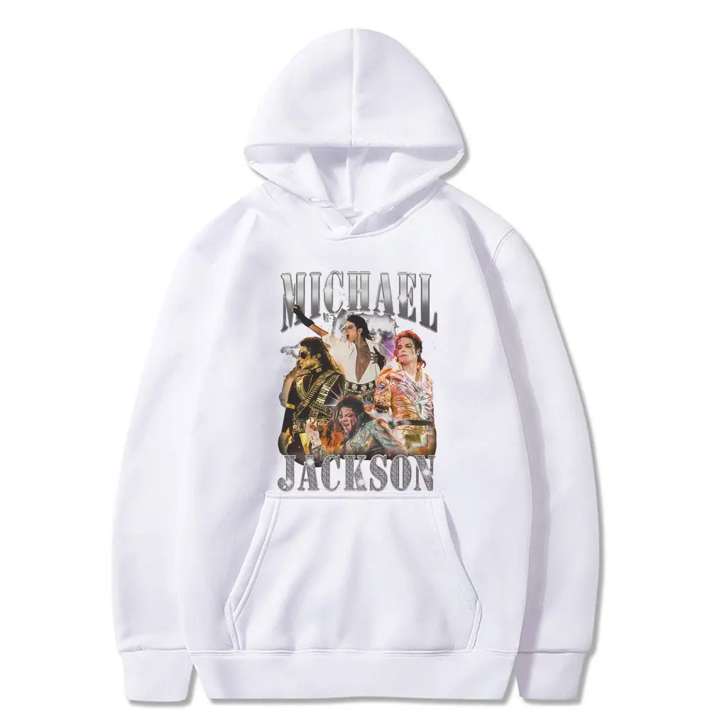 Classic Vintage Michael Jackson Graphic Hoodie Men Women Clothing Fashion Gothic Rock Streetwear Men's Punk Oversized Hoodies