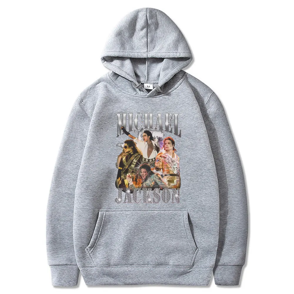 Classic Vintage Michael Jackson Graphic Hoodie Men Women Clothing Fashion Gothic Rock Streetwear Men's Punk Oversized Hoodies