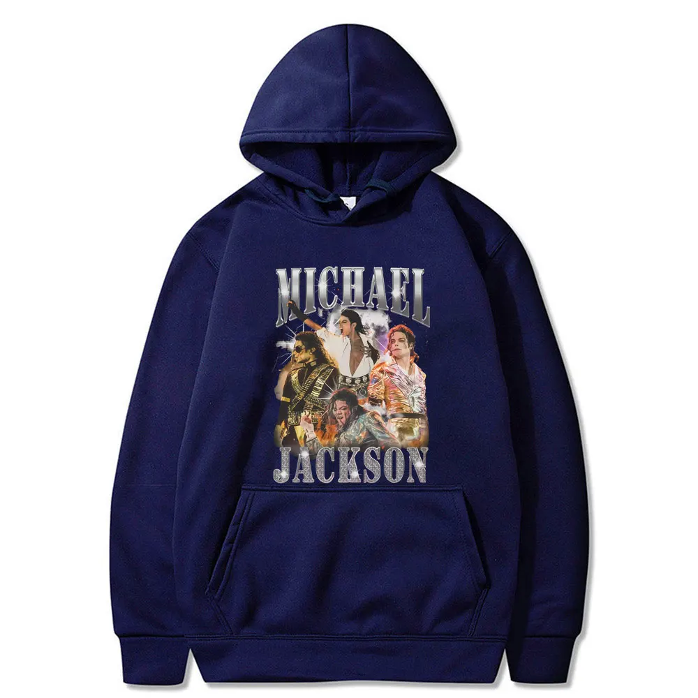 Classic Vintage Michael Jackson Graphic Hoodie Men Women Clothing Fashion Gothic Rock Streetwear Men's Punk Oversized Hoodies