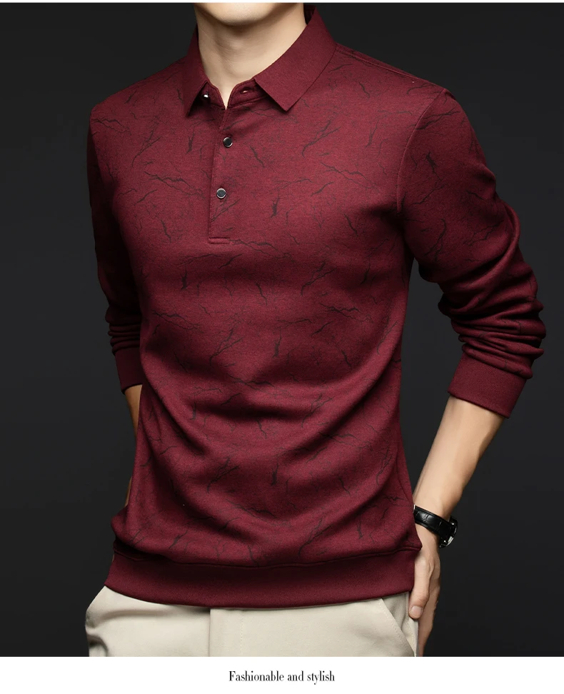 Top Grade Wool+Mulberry Silk Turndown Collar Casual New Brand Fashion Pullover Hoodies Street Velvet Sweatshirts Men's Clothing