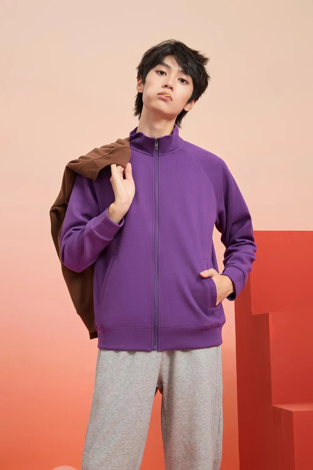 customized LOGO New Mens Jackets Hoodless Sweatshirts Men Stand-up collar Jacket Retro Coat Hoody Cardigan Zipper Coats GT2518