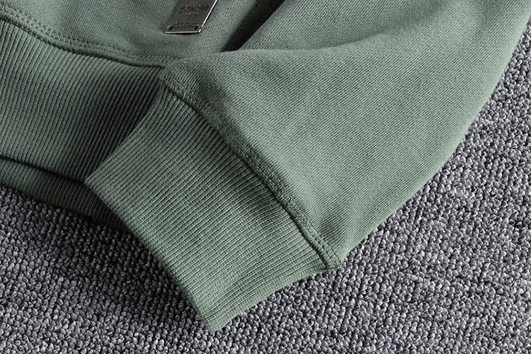 Autumn New American Retro Long Sleeve Hooded Cardigan Hoodies Men's Fashion Pure Cotton Washed Loose Casual Sports Sweatshirts