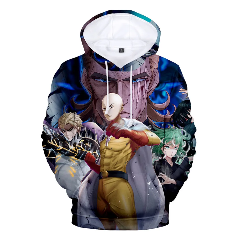 Coat Anime Saitama Oppai Hooded Hoodie Men Women Fleece Sweatshirt Fashion Harajuku Jacket Brand Clothes Cosplay Costume