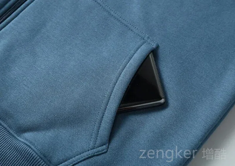 Spring hooded zipper cardigan for men loose and plus size casual velvet sports jacket available in sizes 12XL 10XL 9XL 8XL