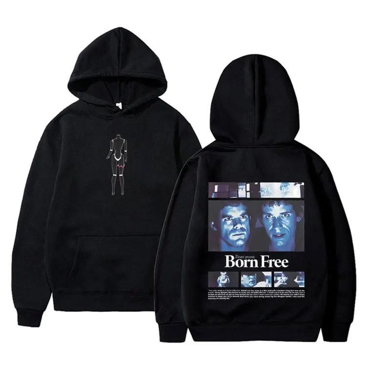 Classic TV Series Dexter Graphic Print Hoodie Men Women Casual Cotton Oversized Sweatshirt Men's Fashion Rock Gothic Streetwear